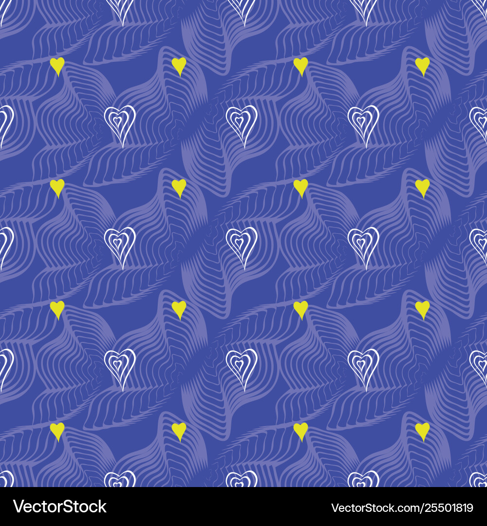 Seamless abstract retro pattern blended curves Seamless abstract retro pattern blended curves vector image