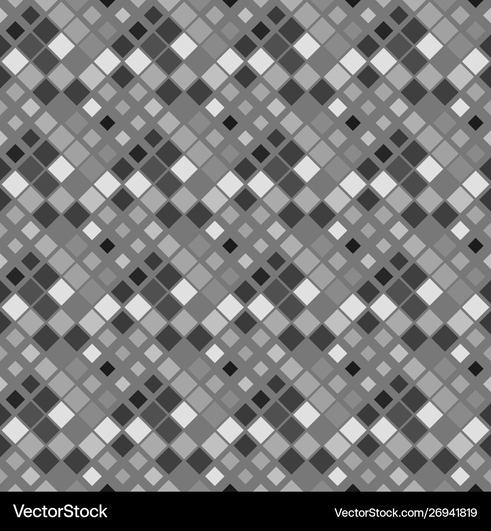 Square pattern background - abstract gray Vector Image