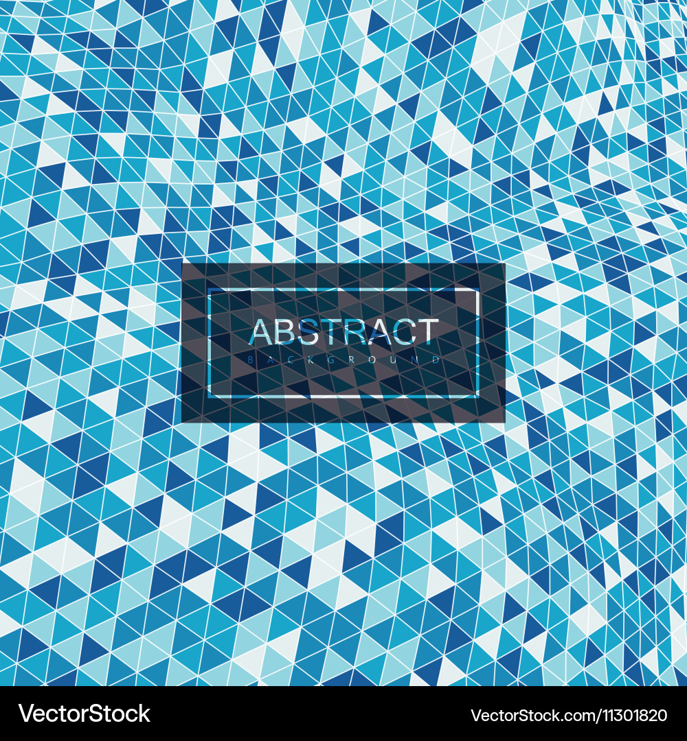 Abstract polygonal distorted background Vector Image