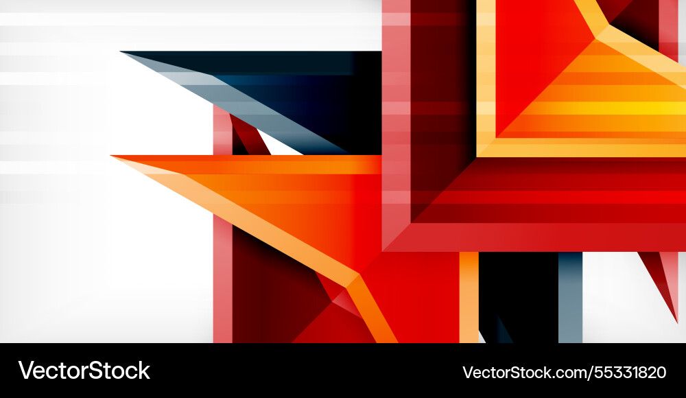 Arrows with 3d effect abstract background Arrows with 3d effect abstract background vector image