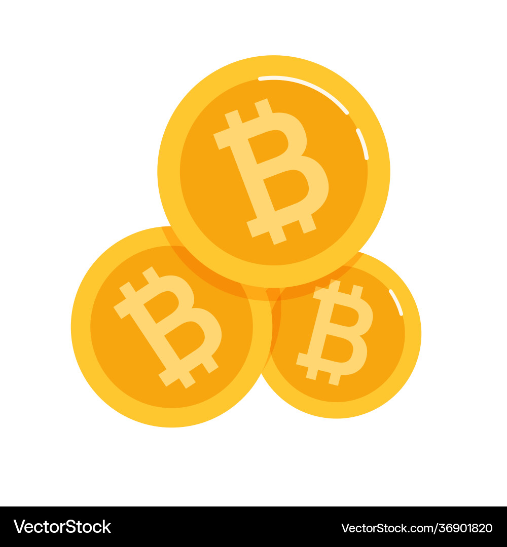 Bitcoin coins blockchain technologies bitcoins Bitcoin coins blockchain technologies bitcoins vector image