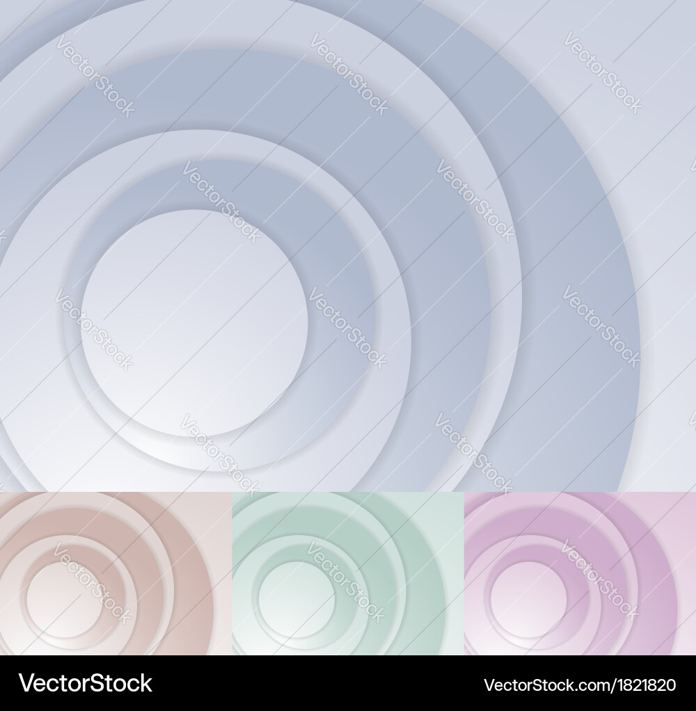 Dynamic Layered Circle Background vector image