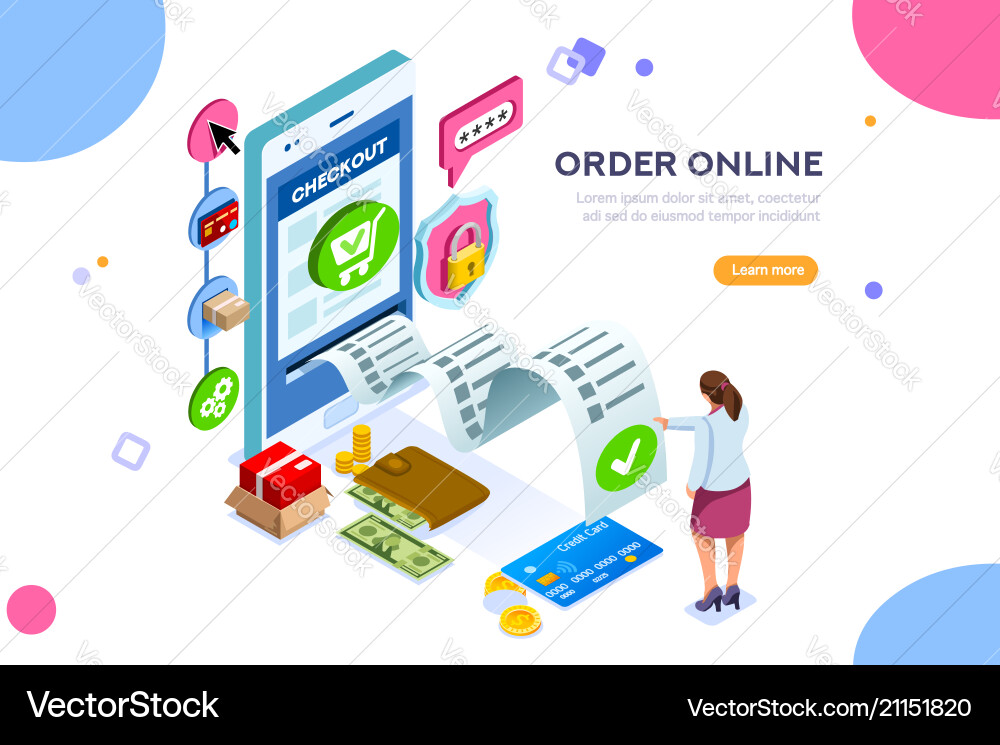 Financial Transaction Services Vector Image