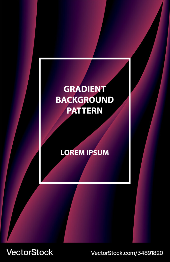 Gradient background modern with colorful style vector image