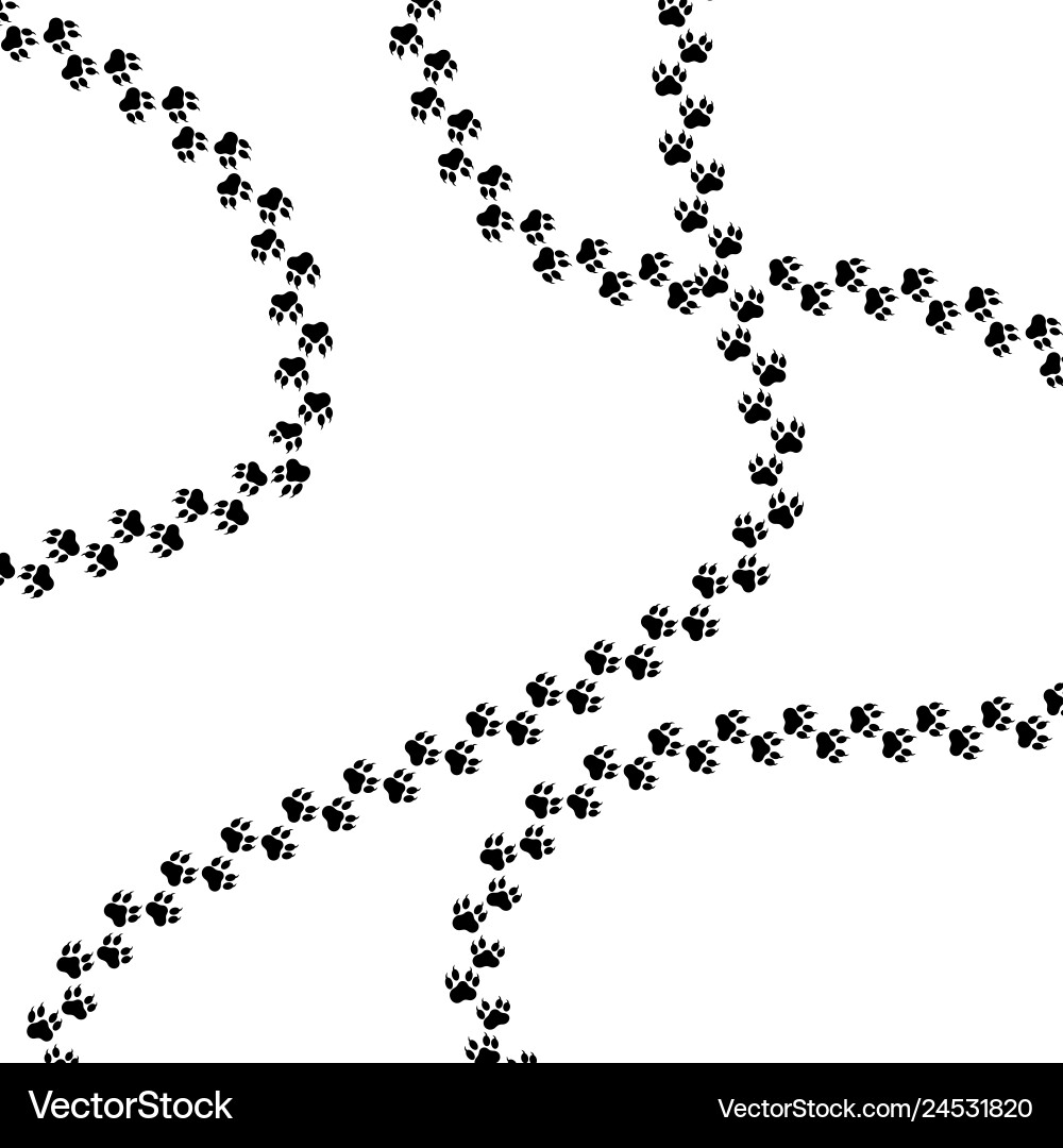 Paw logo or cat and dog animal pet Paw logo or cat and dog animal pet vector image