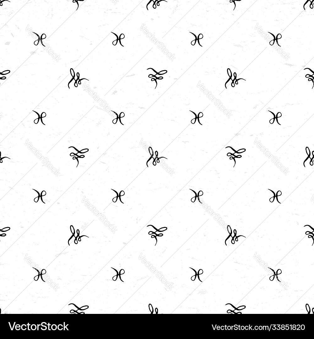 Seamless pattern with calligraphic vignettes Seamless pattern with calligraphic vignettes vector image