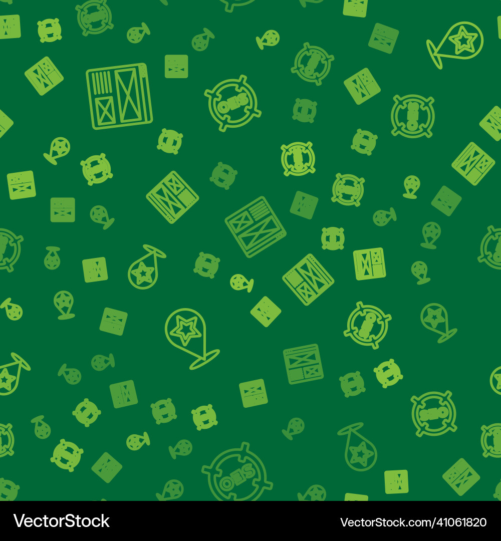 Set line browser window map pointer with star Set line browser window map pointer with star Vector Image