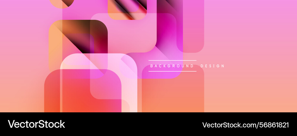 Abstract geometric shapes overlap creating Abstract geometric shapes overlap creating Vector Image