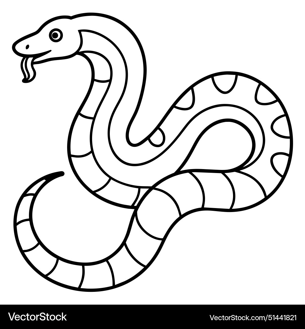 Amethystine python runs icon Royalty Free Vector Image