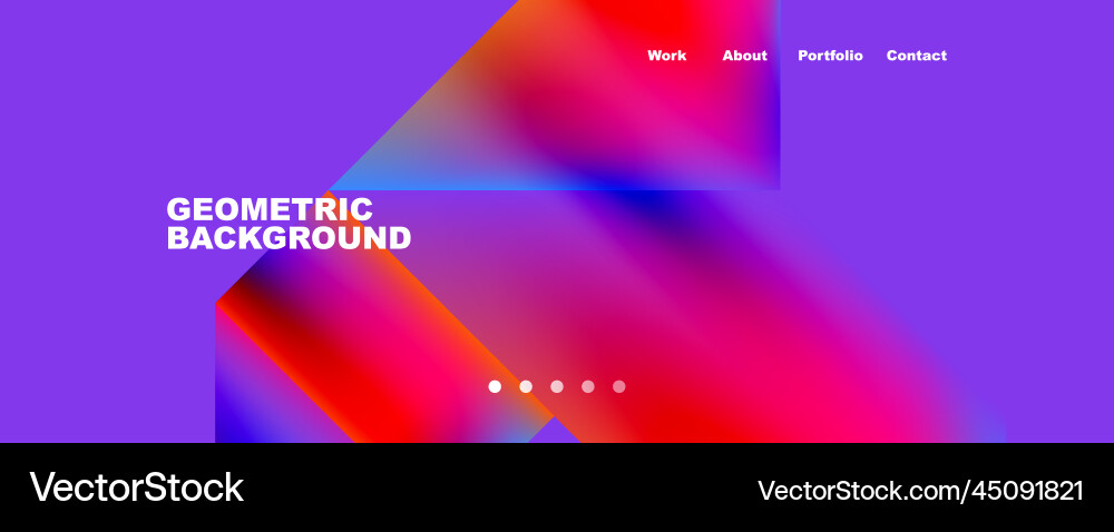 Dynamic lines triangles rectangles geometric Vector Image