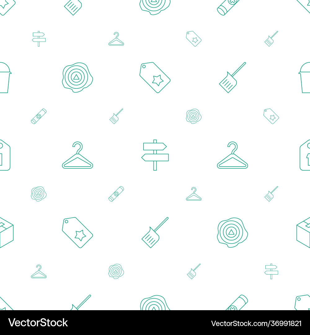 Empty icons pattern seamless white background Empty icons pattern seamless white background vector image