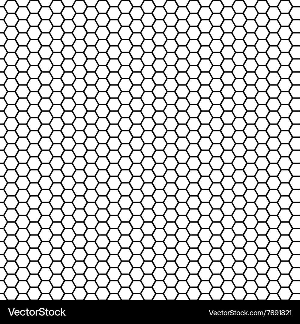 Honeycomb Pattern - Hexagonal Texture vector image