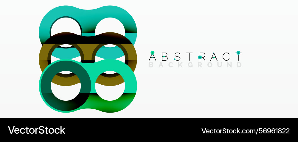 Abstract design features overlapping circles Abstract design features overlapping circles vector image
