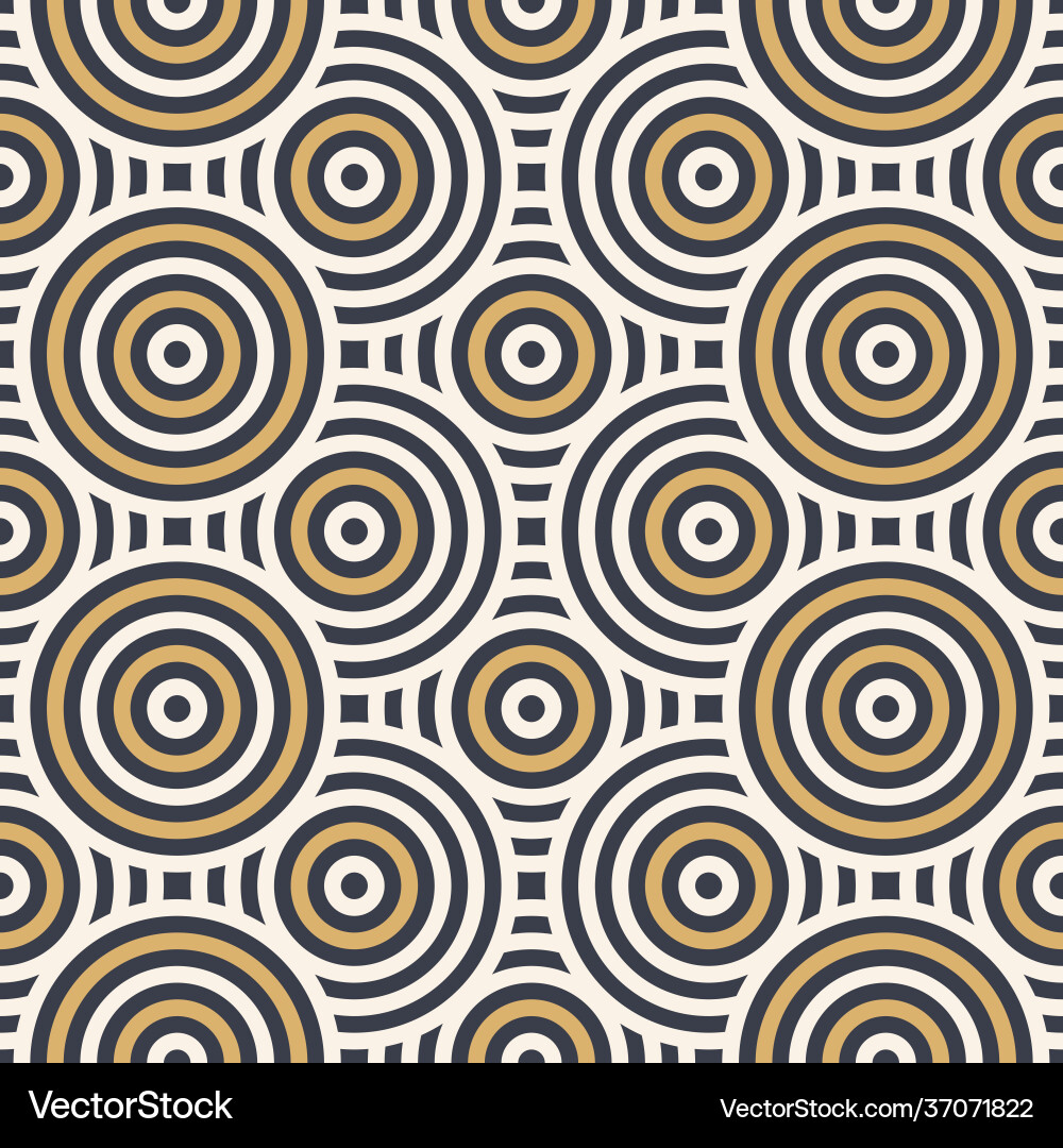 Abstract seamless pattern concentric circles Abstract seamless pattern concentric circles vector image