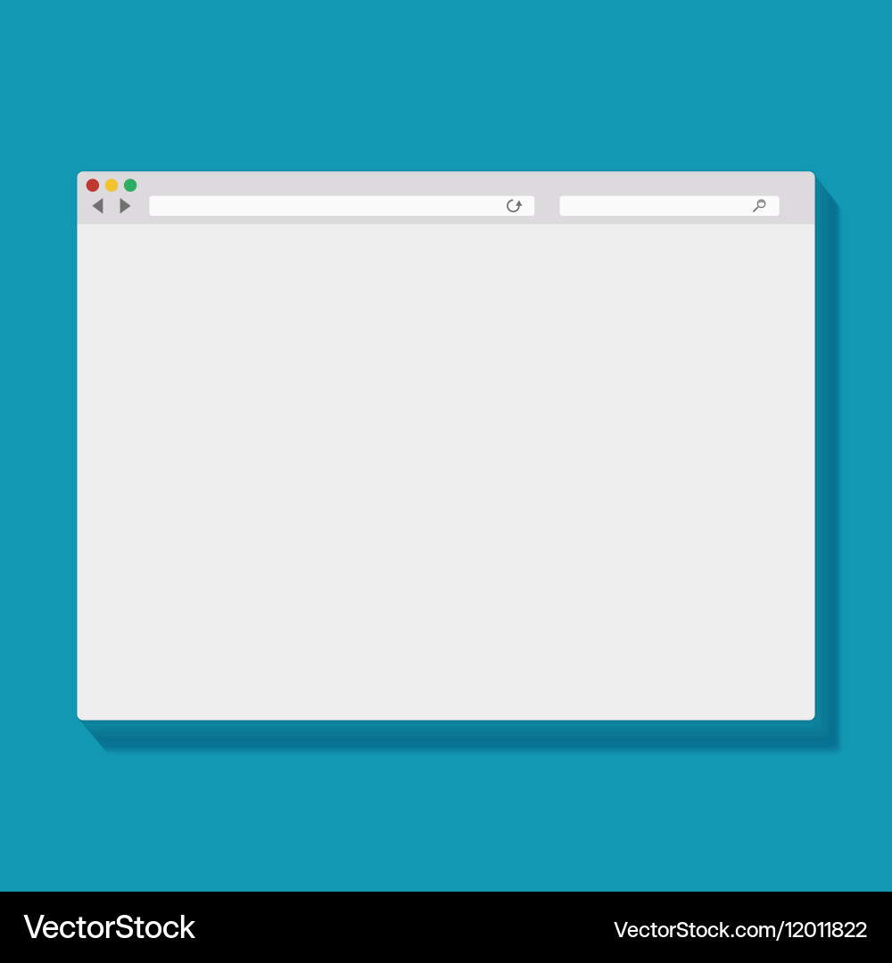 Browser window vector image