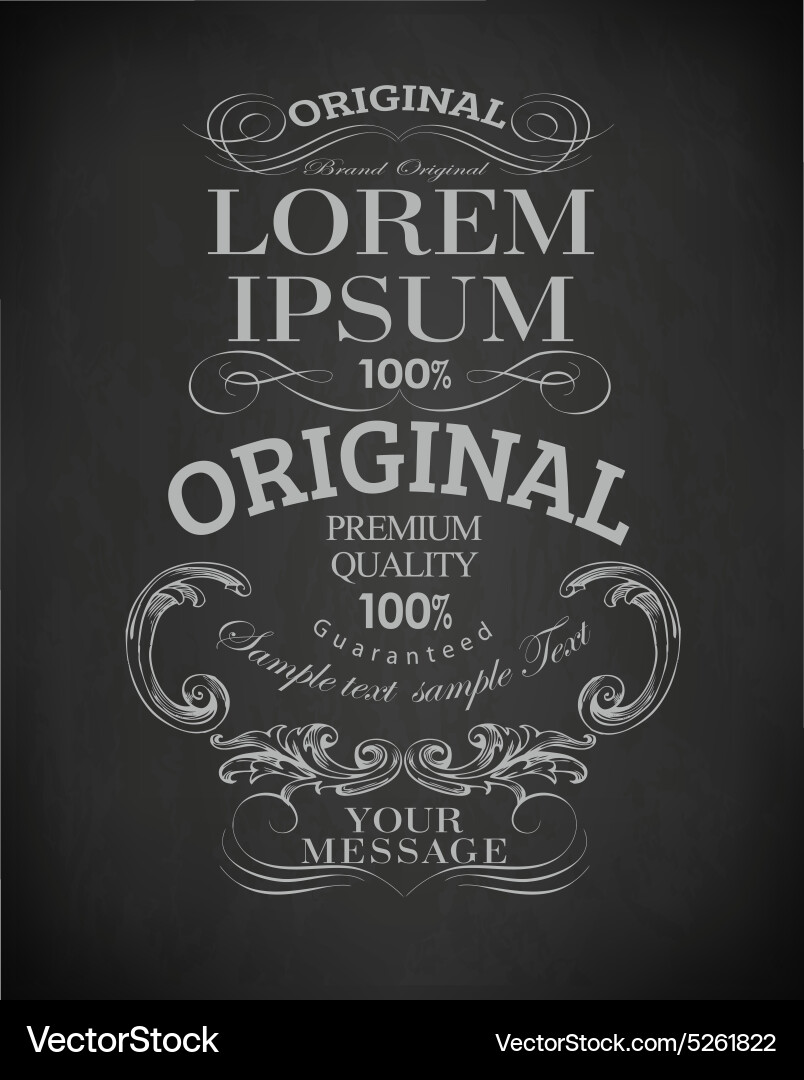 Chalk design Vector Image