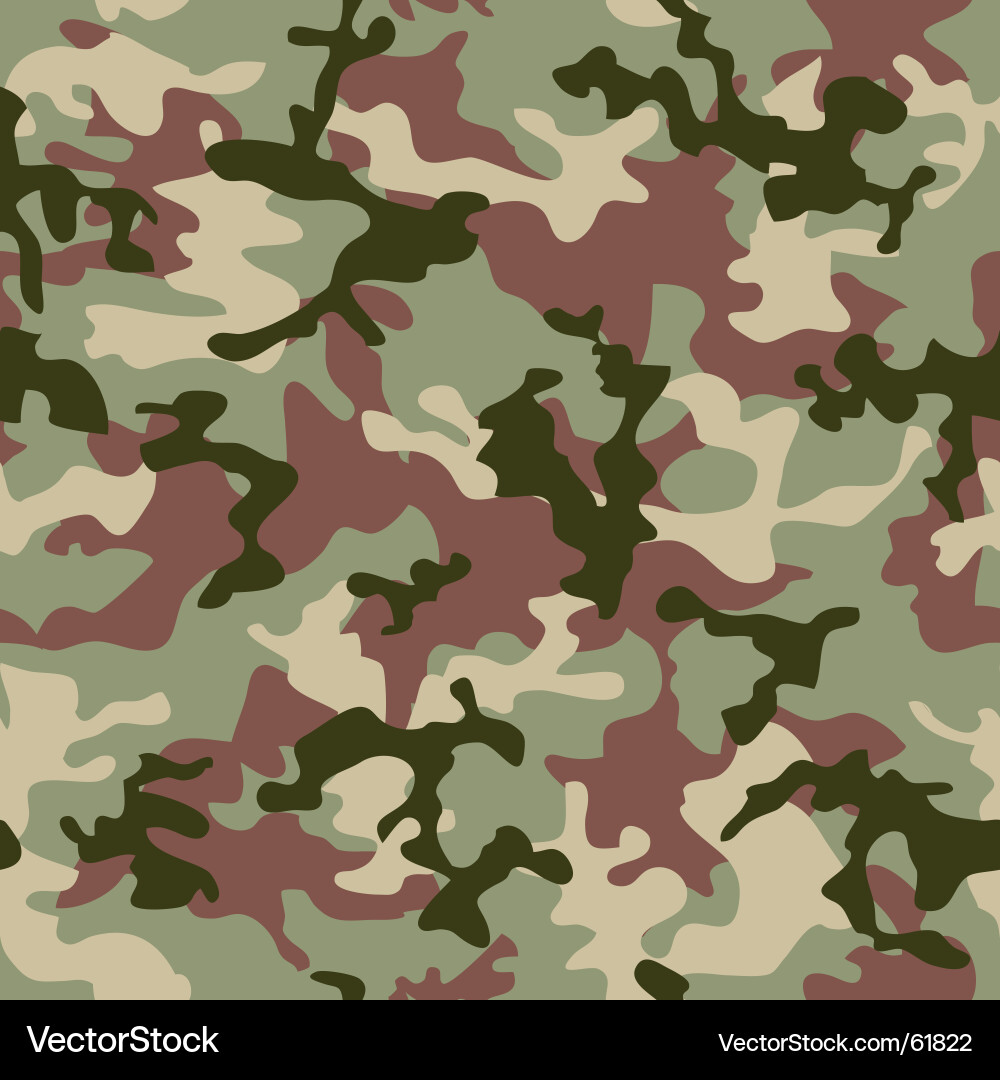 Jungle Camouflage Pattern Vector Image