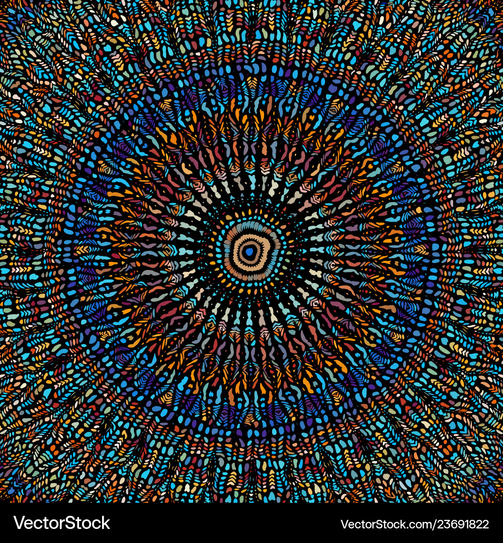 Mosaic art pattern curved image Mosaic art pattern curved image vector image
