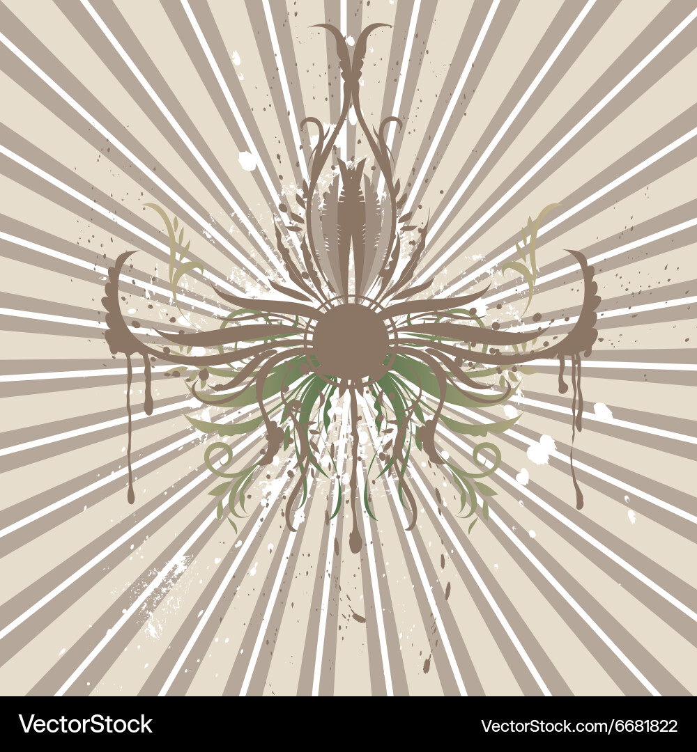 Retro pattern for design vector image