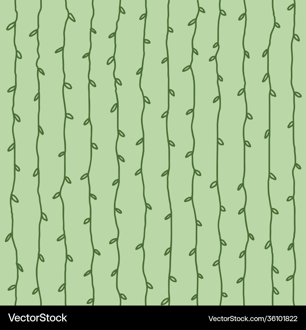 Simple leaf line repeat pattern design Simple leaf line repeat pattern design vector image
