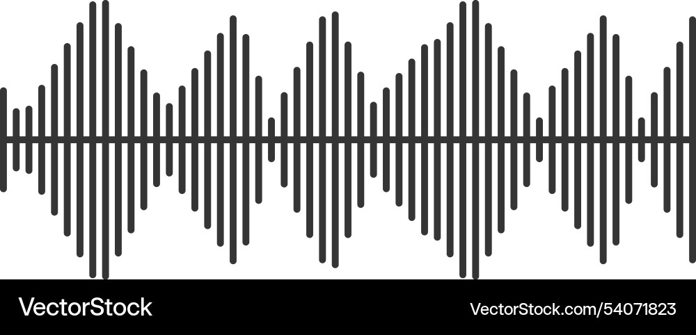 Capturing audio levels in a sleek minimalist Capturing audio levels in a sleek minimalist Vector Image