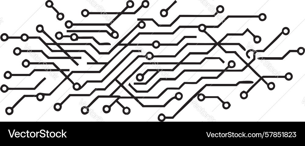 Digital circuit board grid pattern design Vector Image