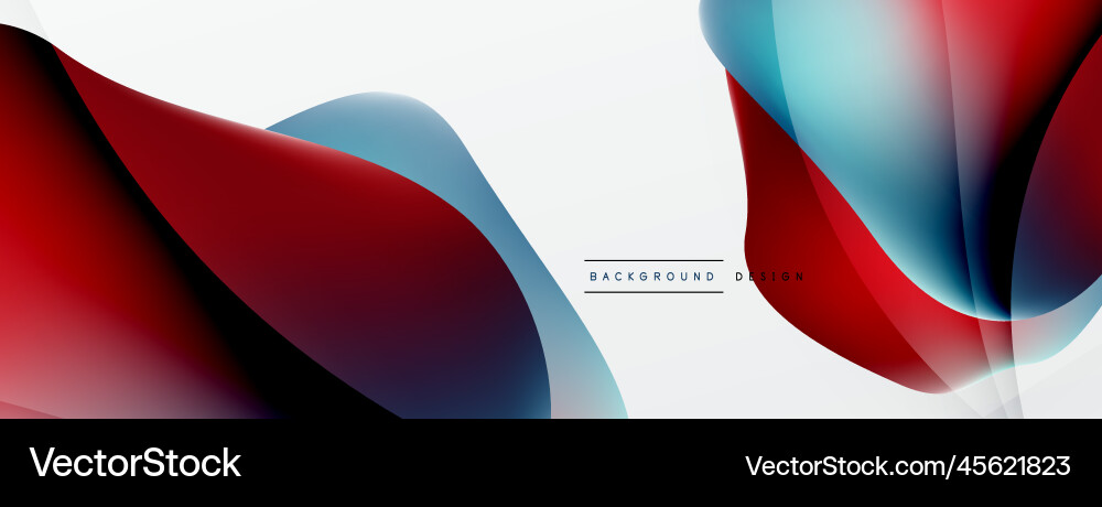 Fluid color abstract background liquid gradients Vector Image