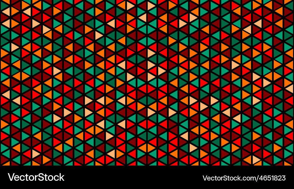 Geometric Triangle Pattern vector image