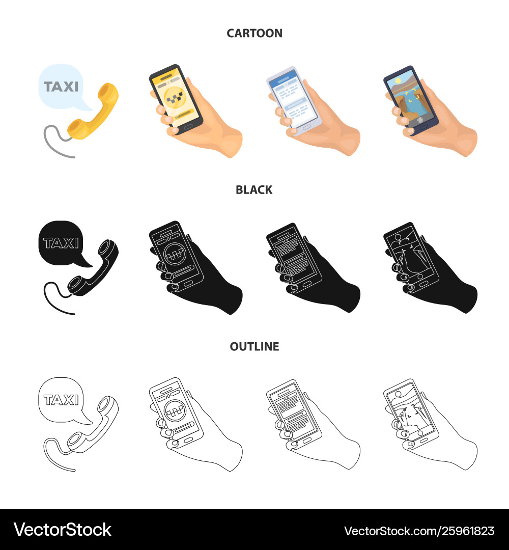 Isolated object phone and screen symbol Vector Image