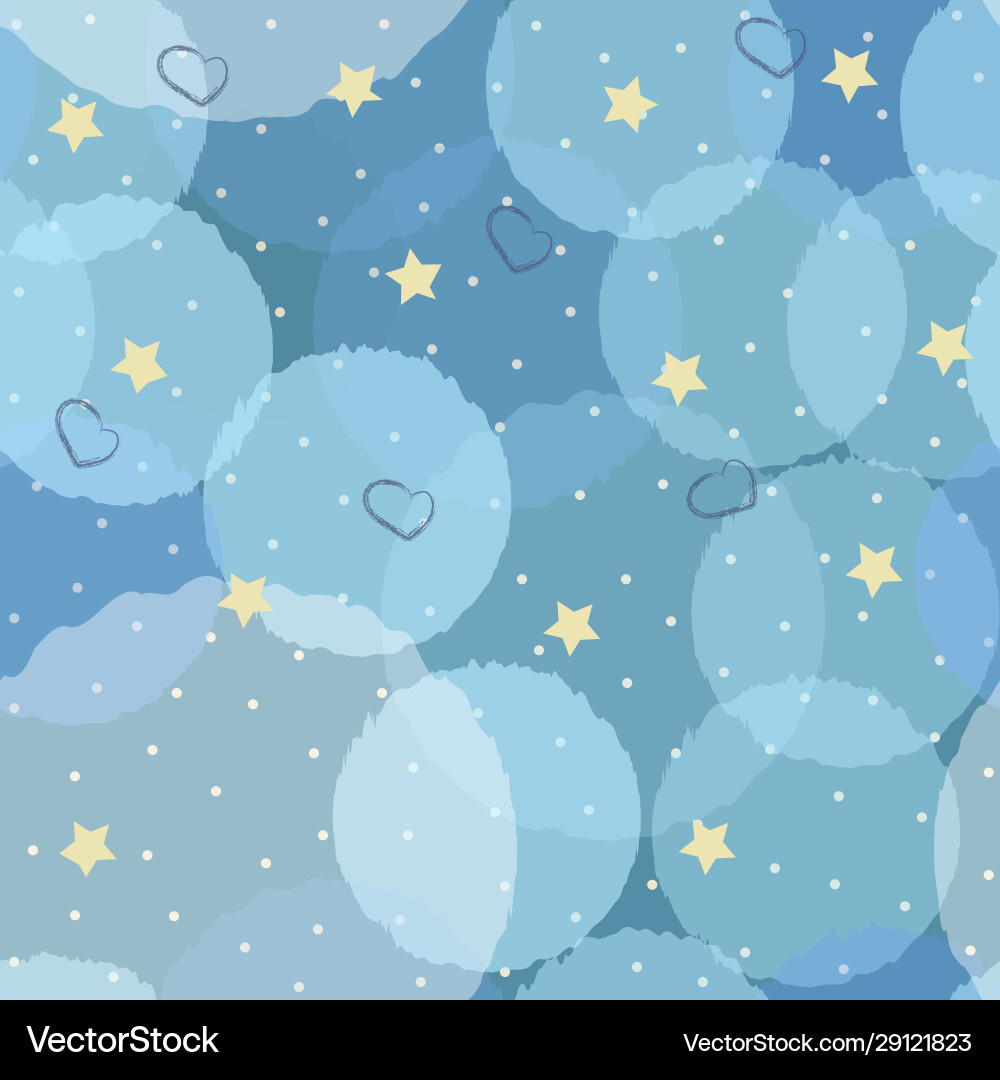 Seamless pattern with dots on blue background Seamless pattern with dots on blue background vector image