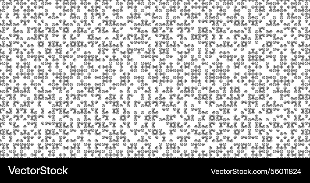 Circular qr code pattern Circular qr code pattern Vector Image