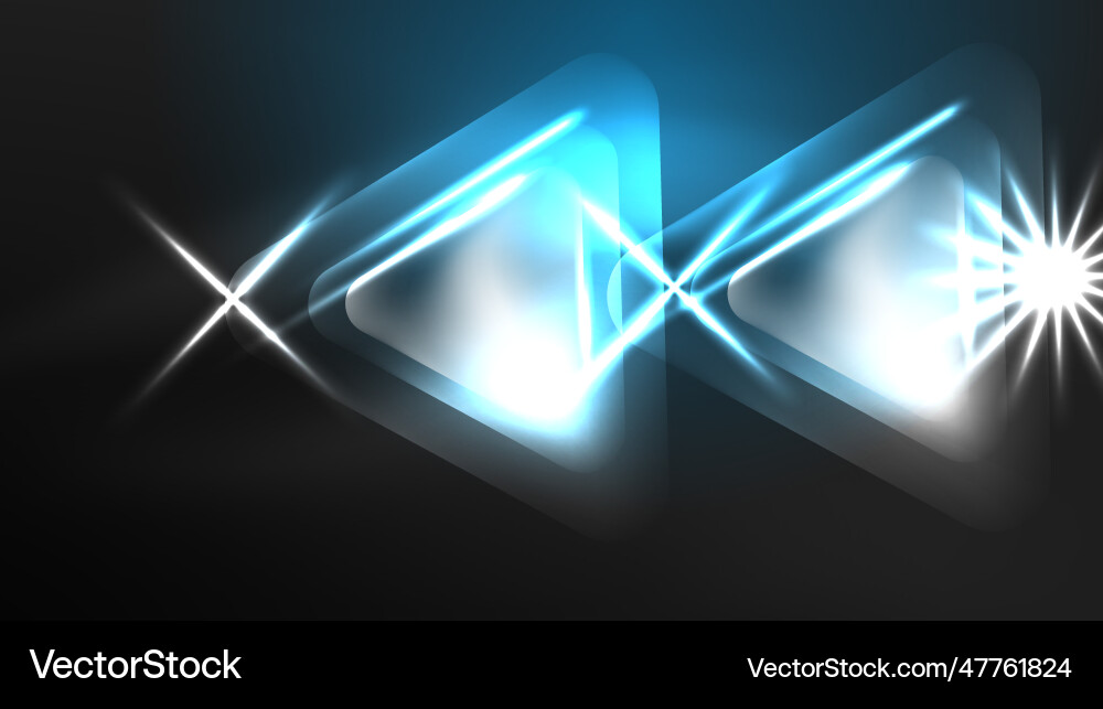 Digital neon abstract background triangles Digital neon abstract background triangles Vector Image