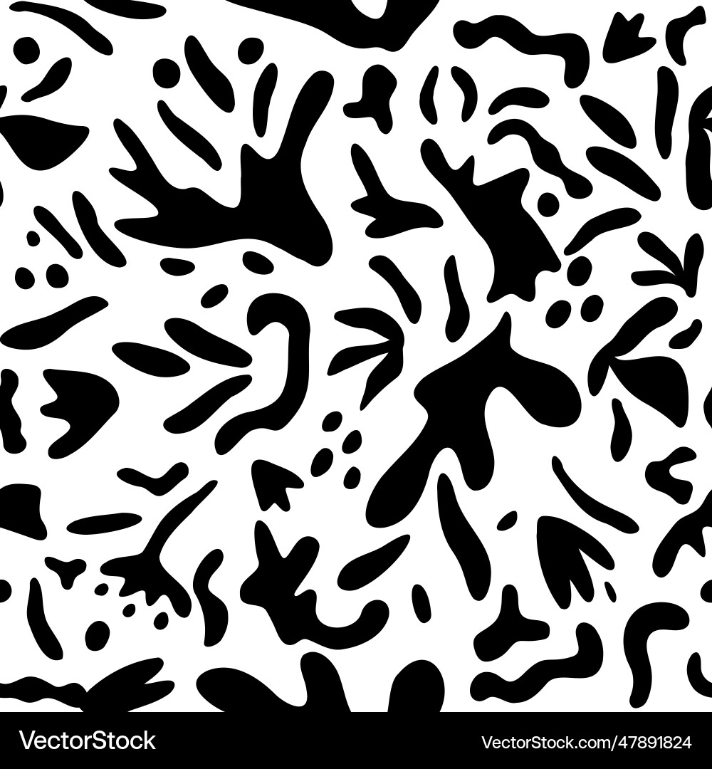 Hand drawn minimal abstract shapes pattern Hand drawn minimal abstract shapes pattern vector image