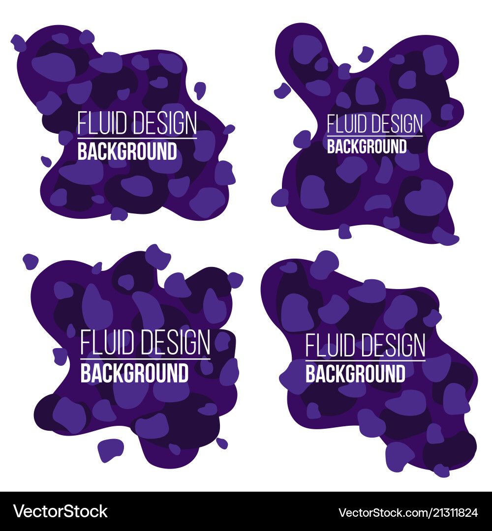 Modern Fluid Gradient Abstract Background Vector Image