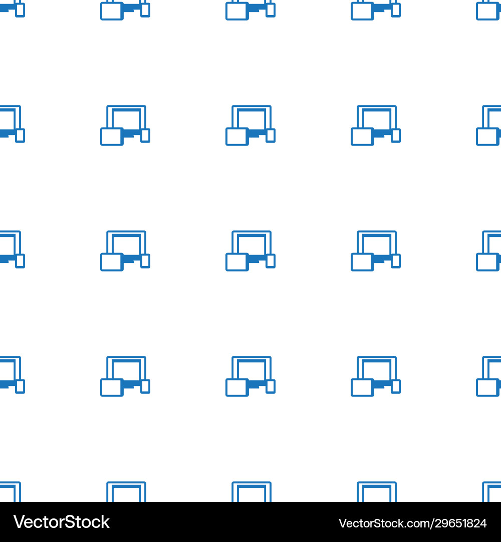 Responsive web design icon pattern seamless vector image