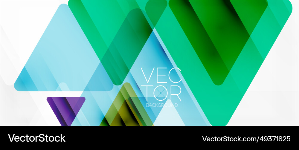 Abstract background color transparent triangles Abstract background color transparent triangles Vector Image