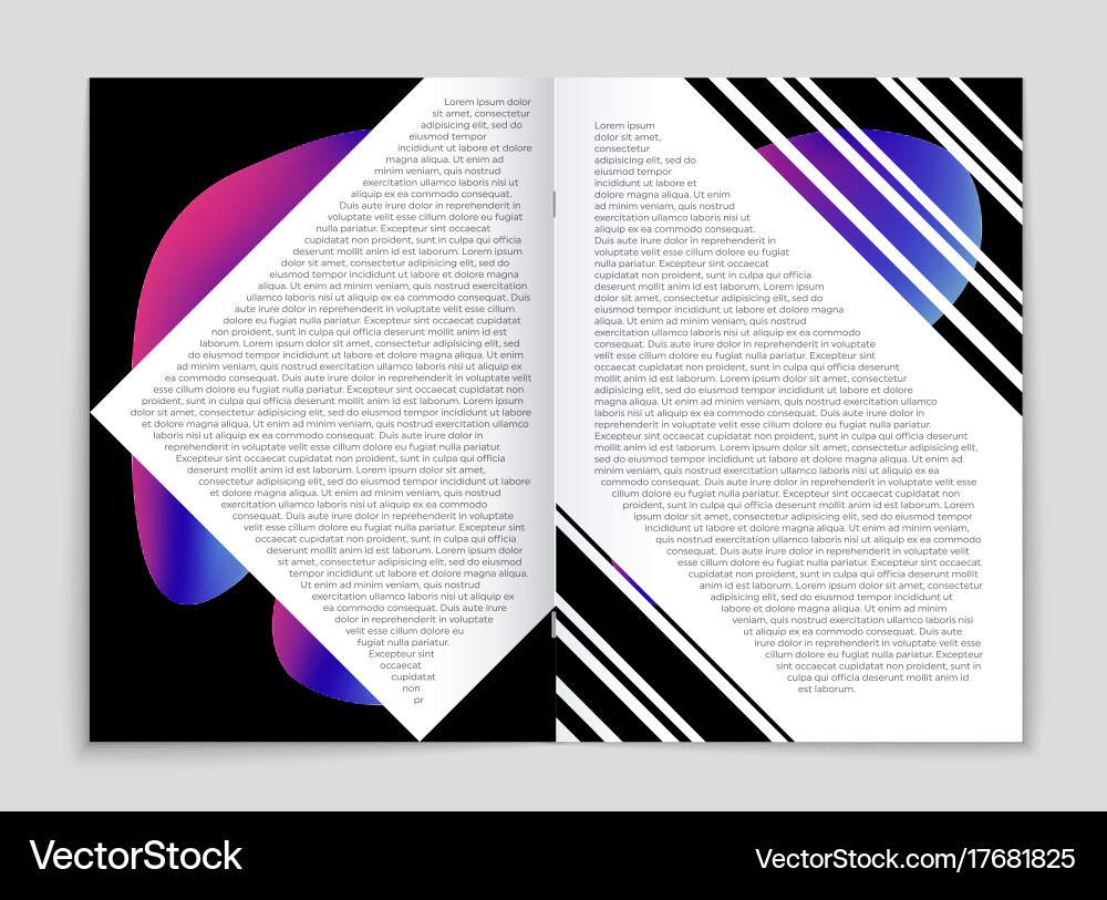 Abstract layout background set for art vector image
