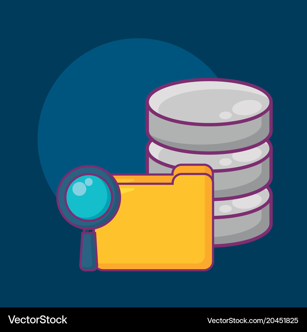 Big data design Vector Image