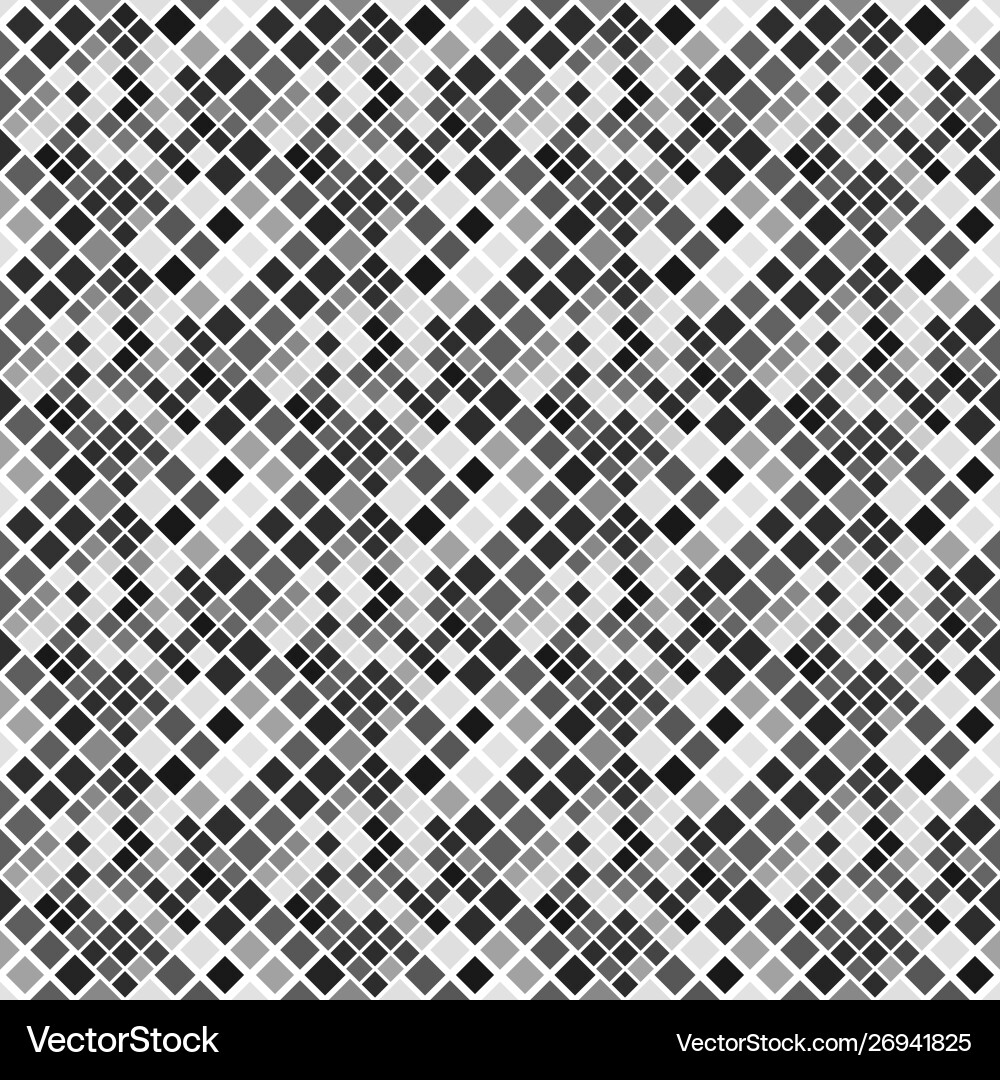 Geometrical square pattern background - gray vector image