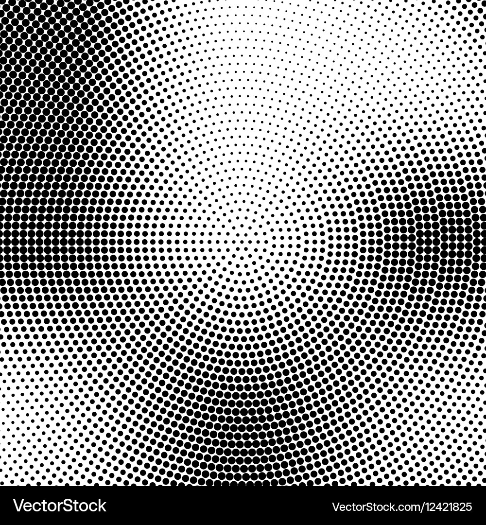 Halftone pattern dotted background design vector image