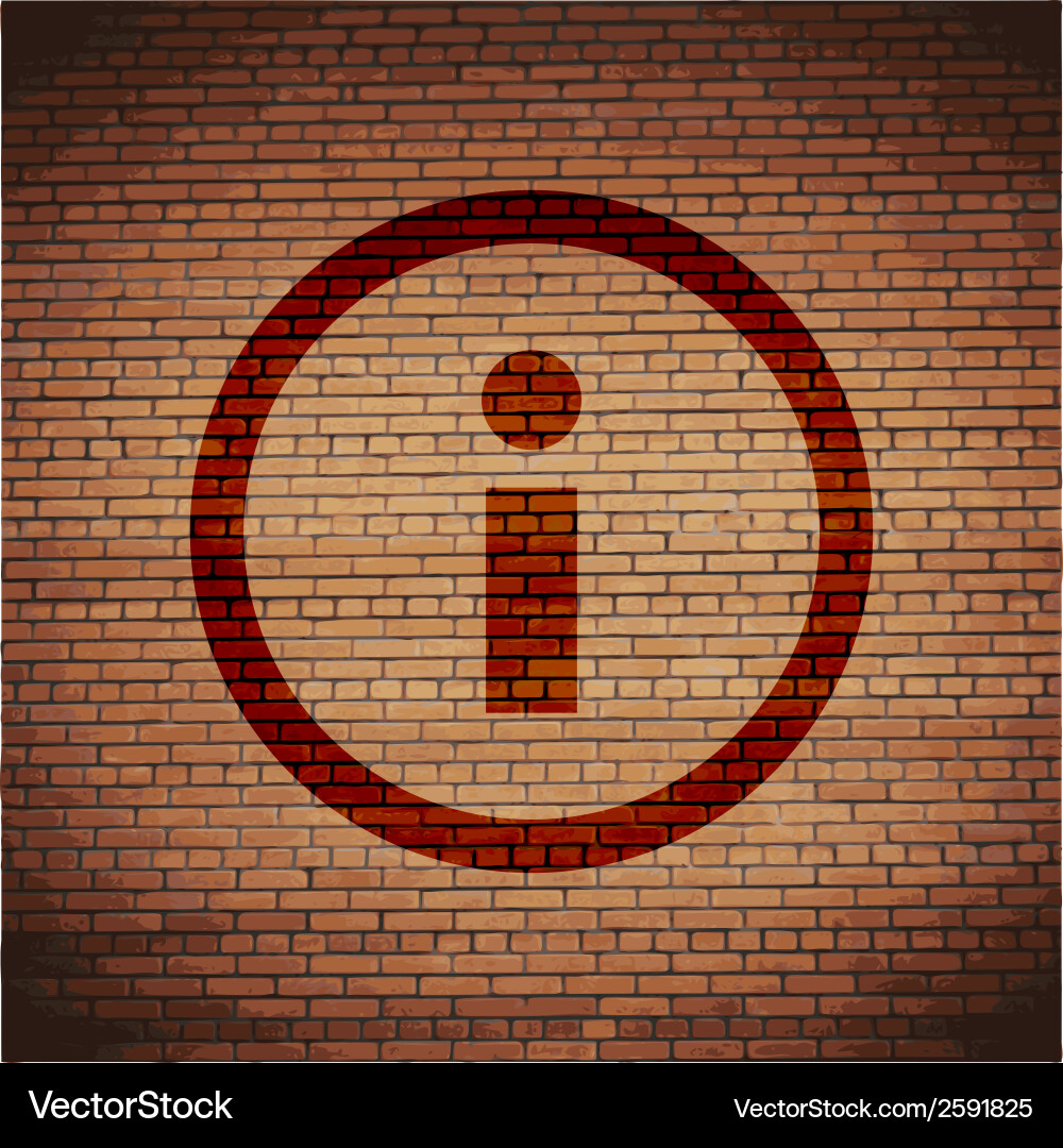 Info flat modern web button and space for your vector image