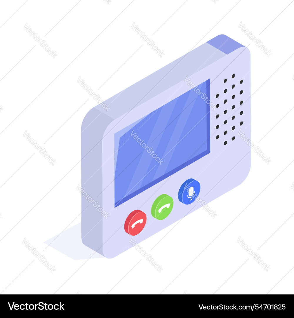 Intercom vector image
