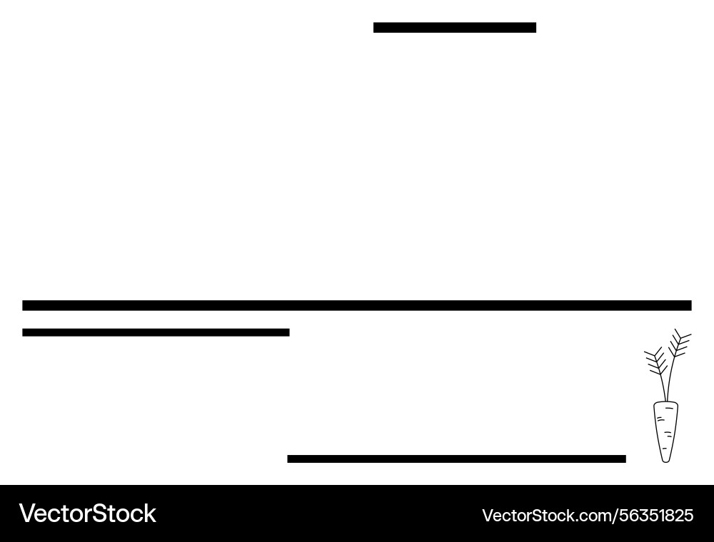 Minimalist design with horizontal lines Vector Image