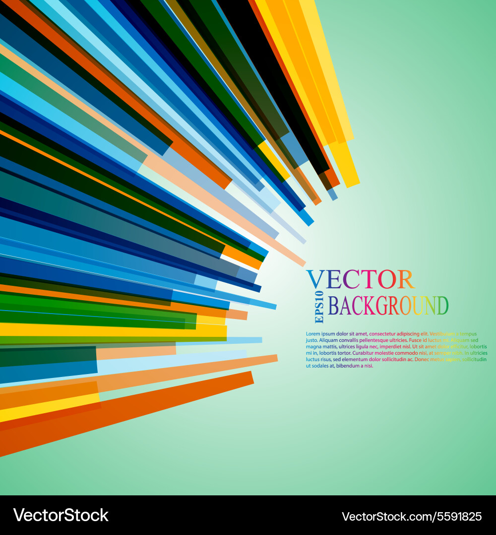 Moving colorful abstract background vector image