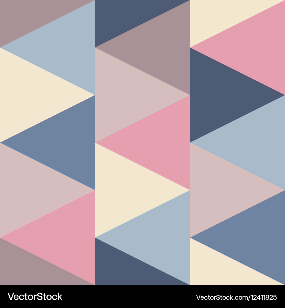 Seamless pattern with triangles vector image