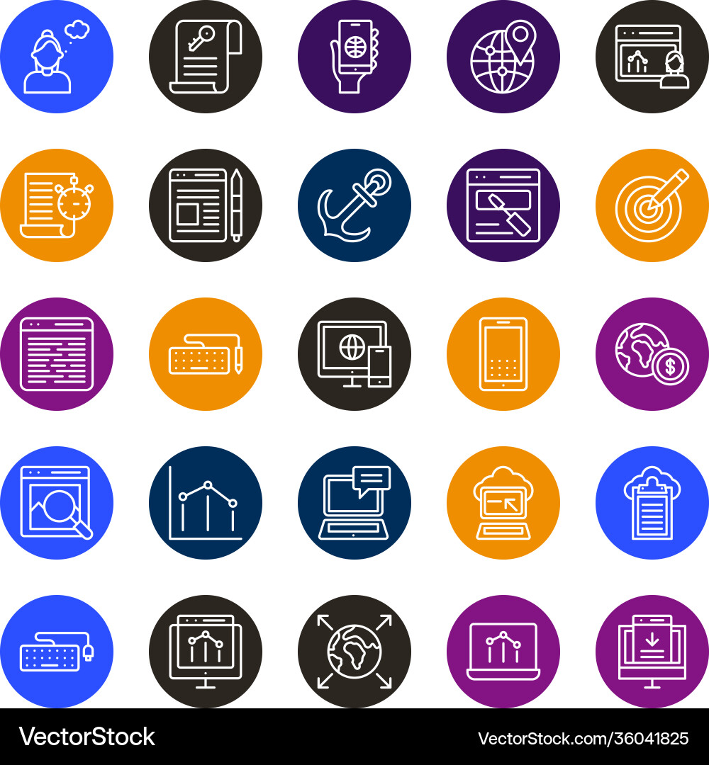 Web and seo isolated icon which can easily Vector Image