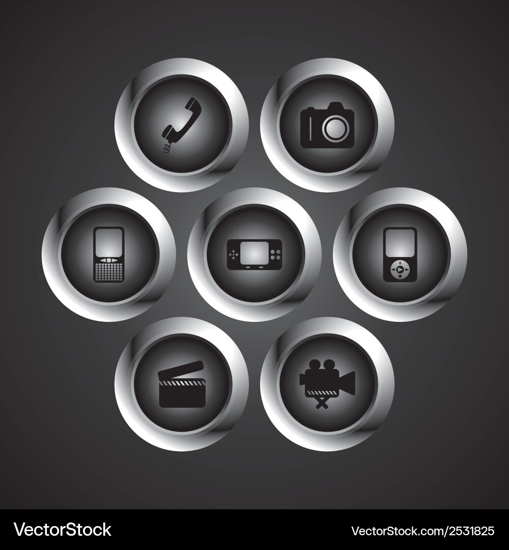 Web cam design background Vector Image
