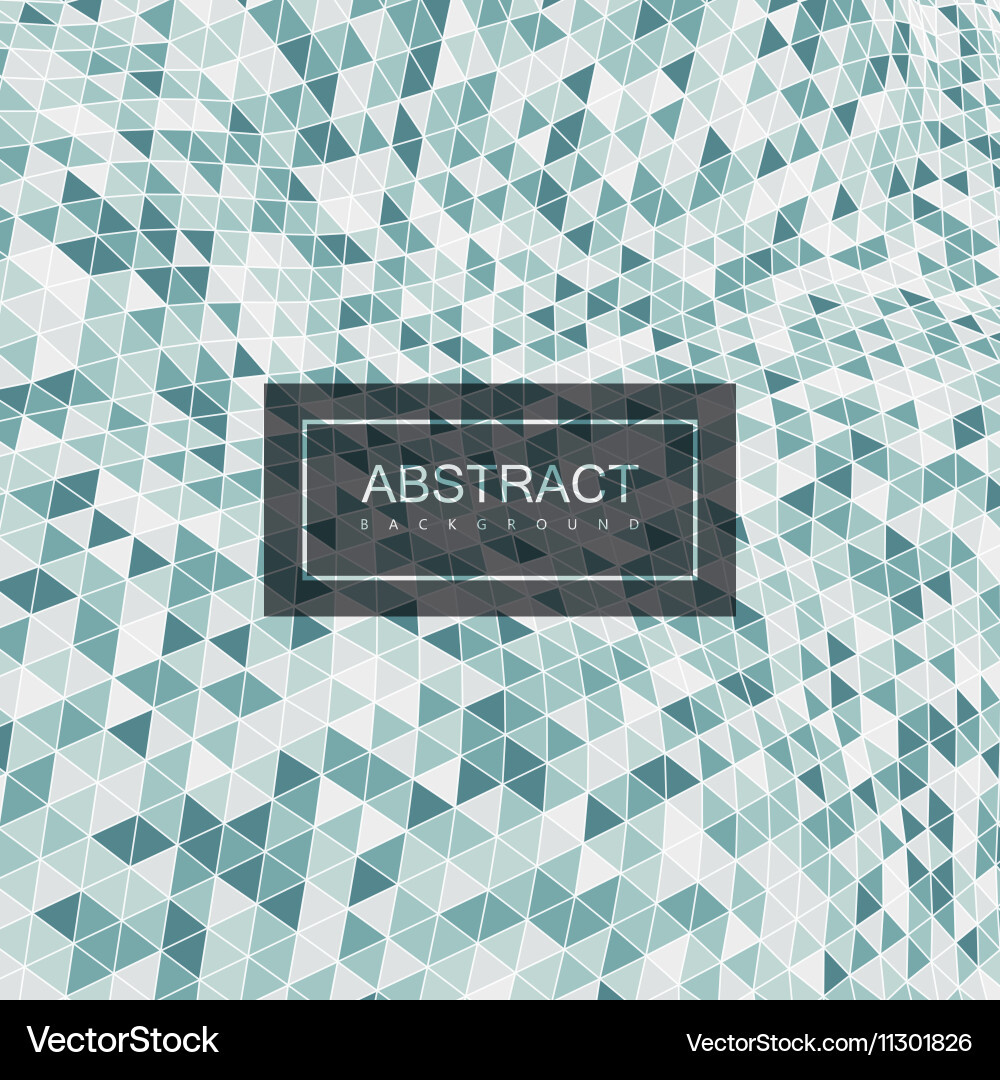 Abstract polygonal distorted background Vector Image