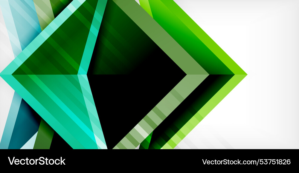Arrows with 3d effect abstract background Vector Image