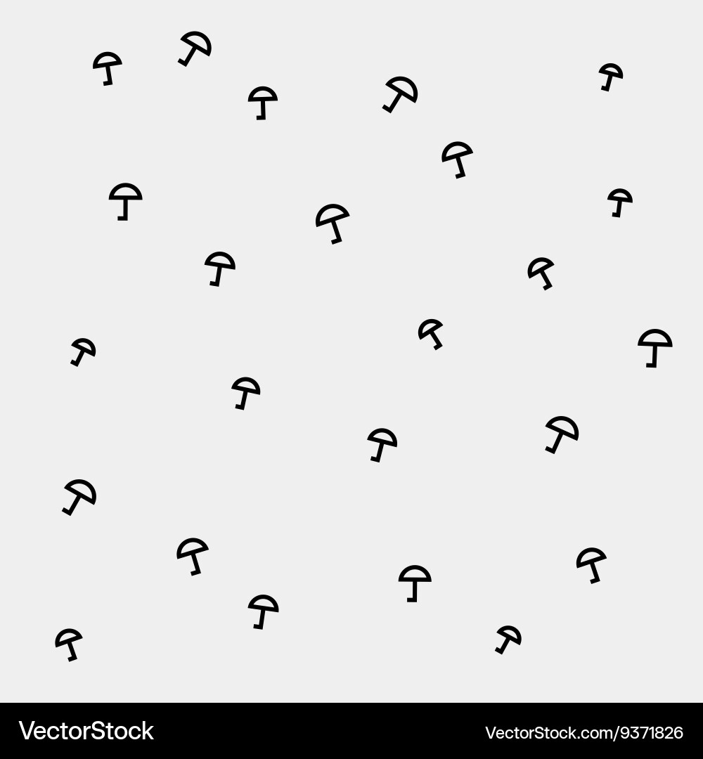 Autumn monochrome simple minimal pattern Vector Image